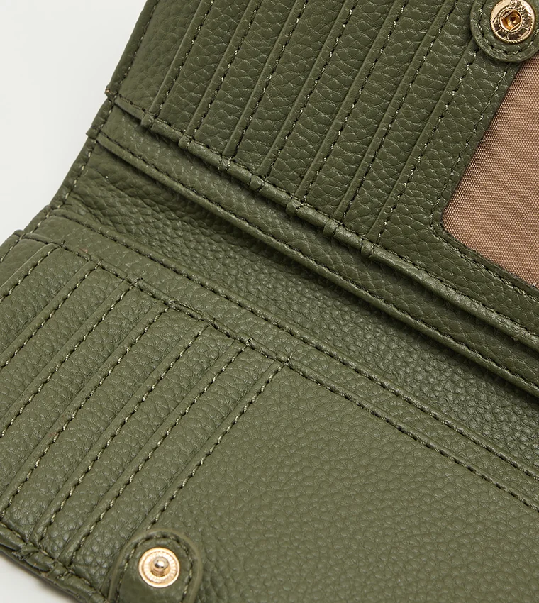 Anne Klein  Anne Klein Logo Detail Bi-fold Wallet for Women | Best Price UAE